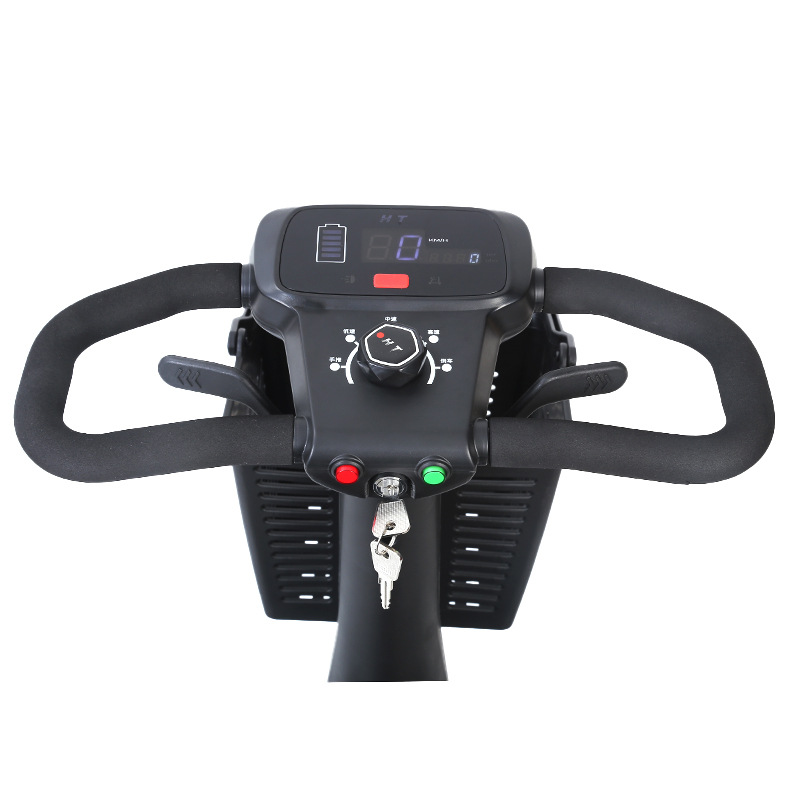 Elderly Mobility Scooter, Four-Wheeled Electric Vehicle for Disabled and Elderly, Small Household Electric Scooter, Low-Speed Folding Electric Vehicle