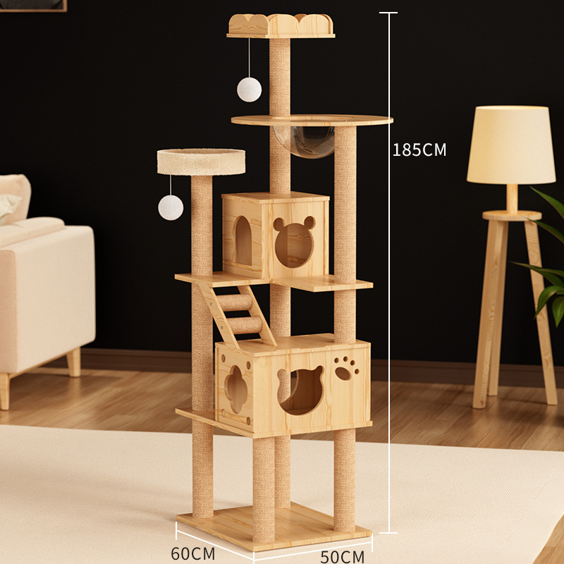 드림캐슬 LF-1 [9층 우주캡슐 + 더블 캣하우스 + 사다리]