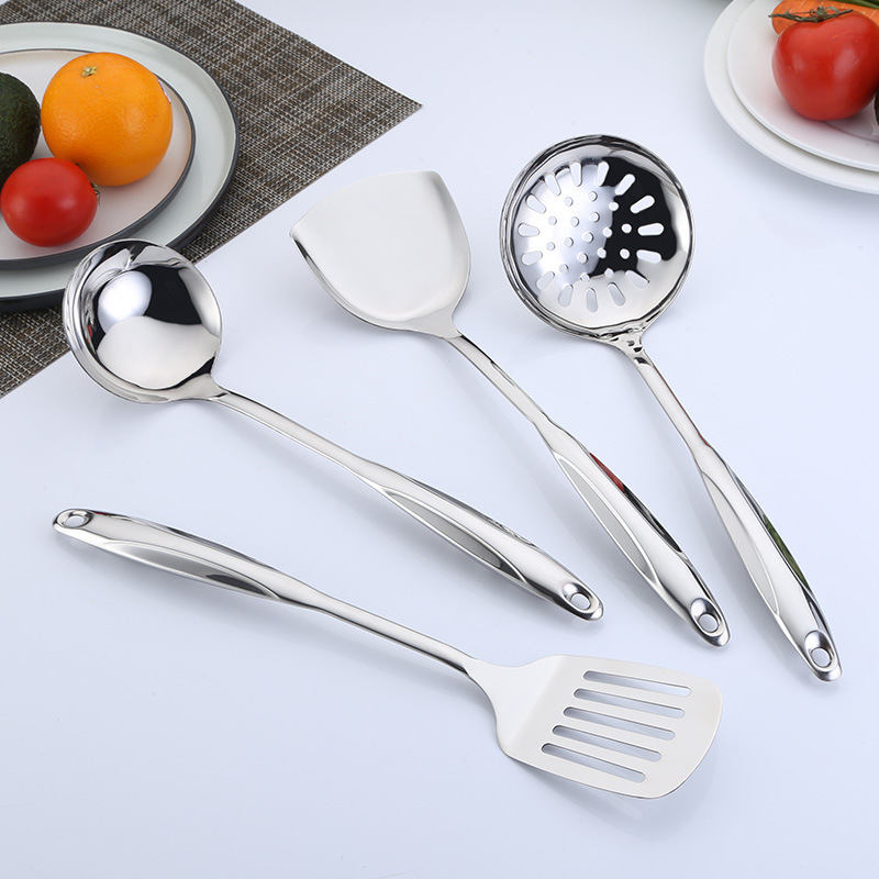 白金佳ステンレススプーン調理シャベルスプーン台所用品シャベルスプーン現物卸売りステンレススプーン|undefined