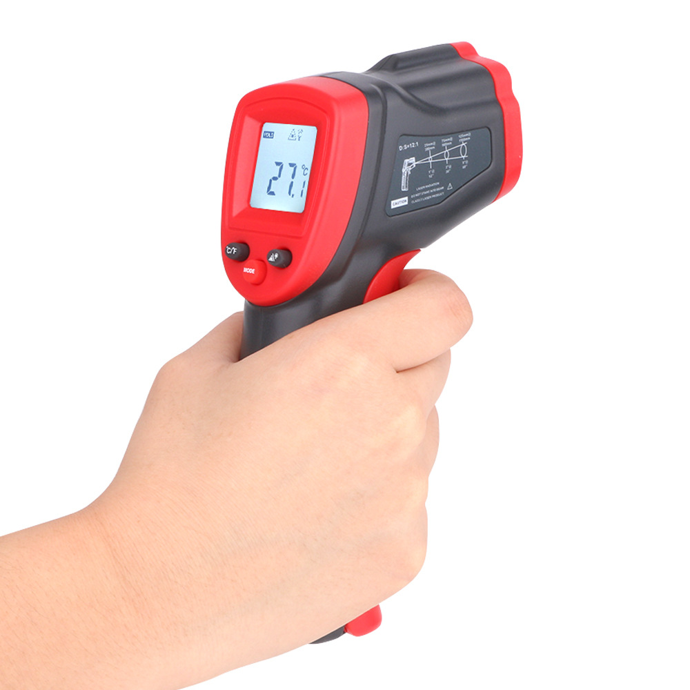 汇天益红外线测温仪 高精度工业温度计 厨房手持油温枪WT320