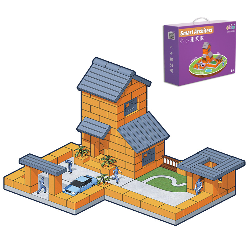 【Villa】Zhuoujia Little Architect Educational DIY Toys Odm Custom Assembly Creativity