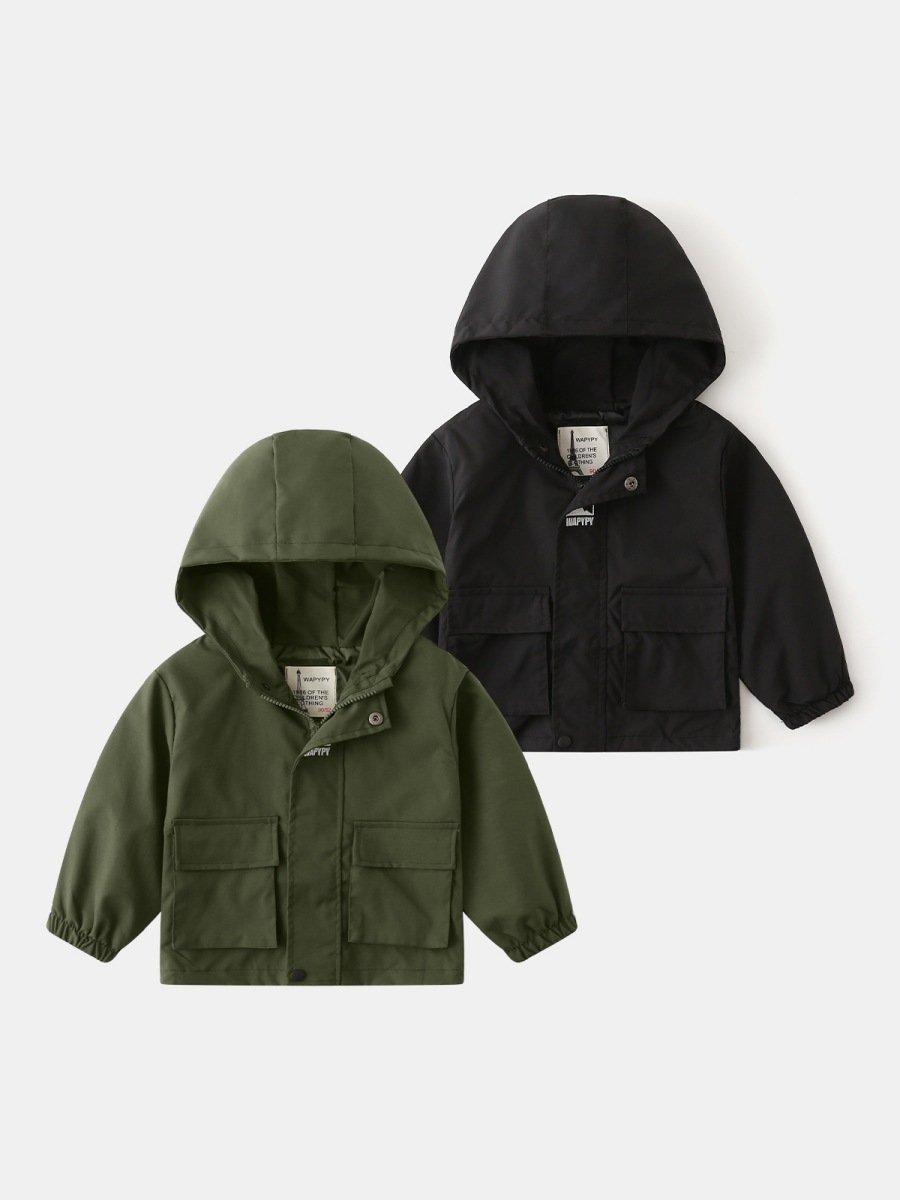 Children's jacket with zipper