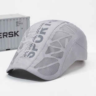 夏天新款SPORT字母前进帽子男透气网眼遮阳速干帽户外防晒鸭舌帽-阿里巴巴