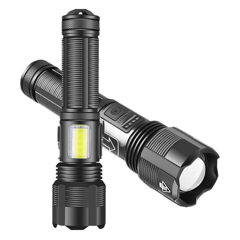 Linterna LED XHP50 Recargable con Zoom