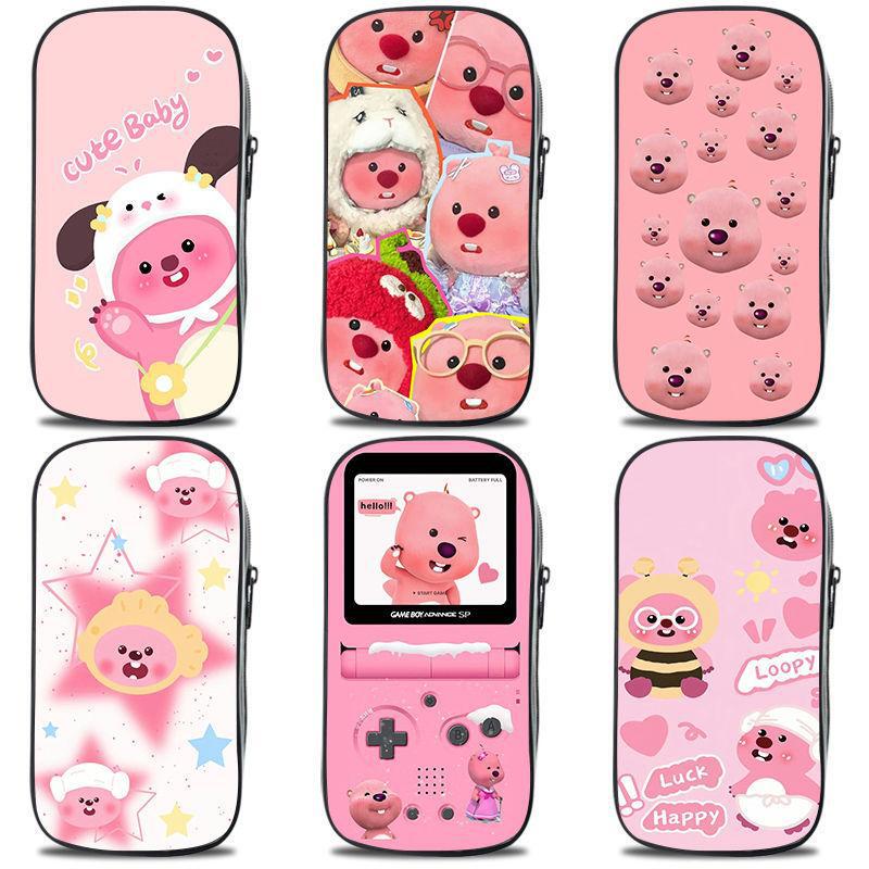 Pencil Bag for Junior High School Students, Pencil Bag, Cute Ruby Beaver Stationery Box, Multifunctional Zipper Canvas Pencil Box for Children Pencil Bag for Junior High School Students, Pencil Bag, Cute Ruby Beaver Stationery Box, Multifunctional Zipper Canvas Pencil Box for Children