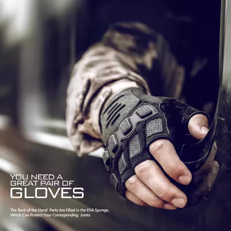 ZAG2 블랙-하프 핑거