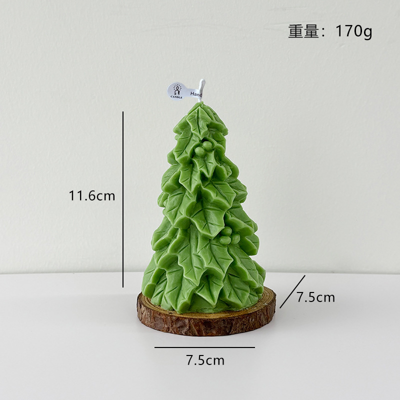圣诞树香薰蜡烛节日氛围感装饰节日礼物各种圣诞树造型蜡烛Candle|undefined