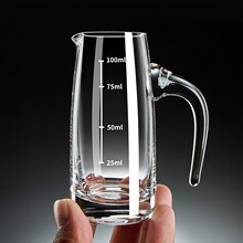 苏宁白酒分酒器套装家用小号量酒器玻璃酒杯红酒醒酒器带刻度2008