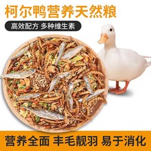 柯尔鸭芦丁鸡宠物专用营养饲料全价成年混合粮食面包虫蔬菜干用品