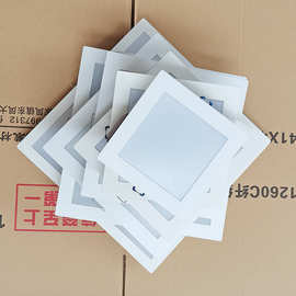 白色led厨卫灯吸顶灯 暗装嵌入式厨房灯阳台卫生间天花吊顶灯方形