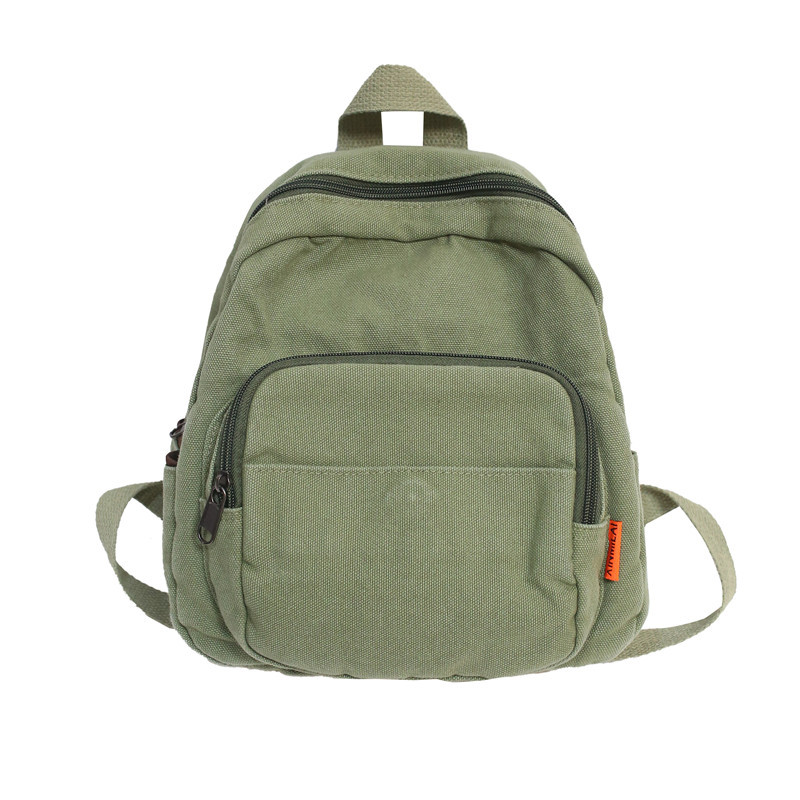 Mochila escolar japonesa ins femenino 2022 nueva mochila de lona lavada simple