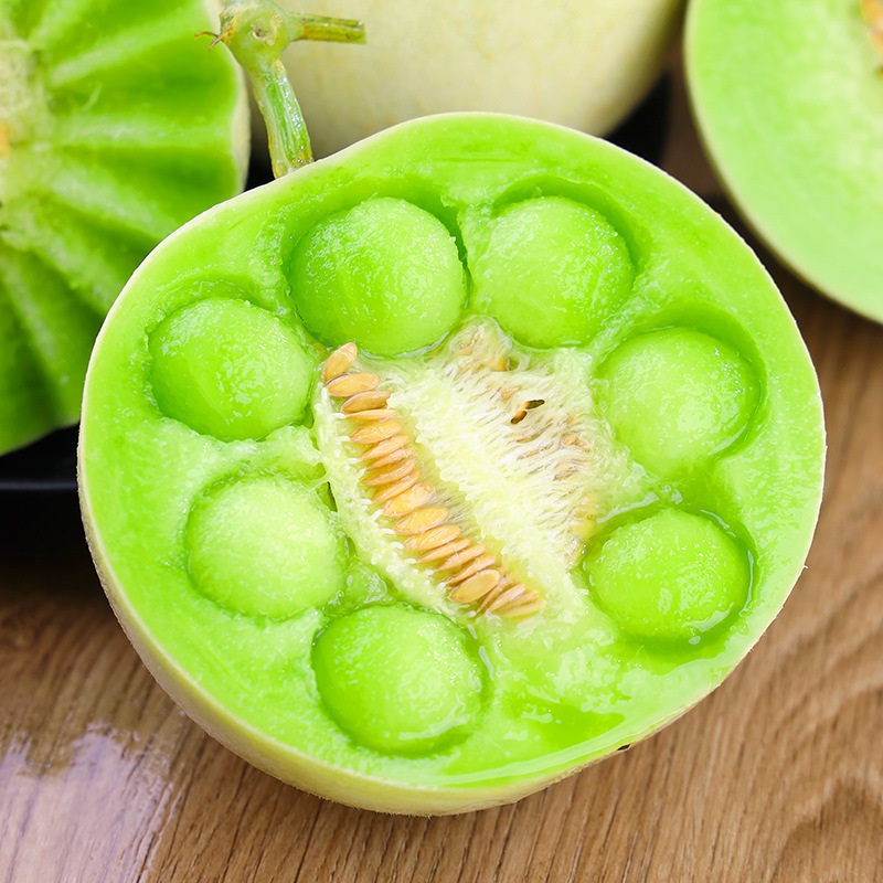 Shaanxi Yugu Melon 2.5kg 4.5kg Free Shipping Ice Cream Fresh Fruit Seasonal White Melon Yuru Honey Melon Free Shipping