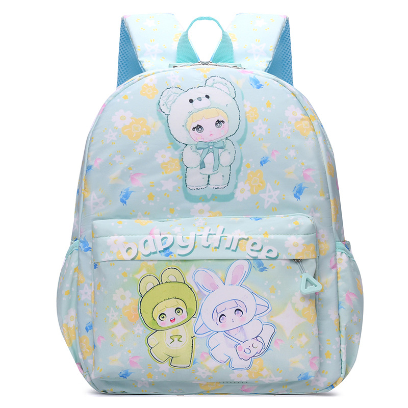 Mochila para niños de primer grado, jardín de infantes, nueva mochila de dibujos animados, mochila ligera para niñas lindas