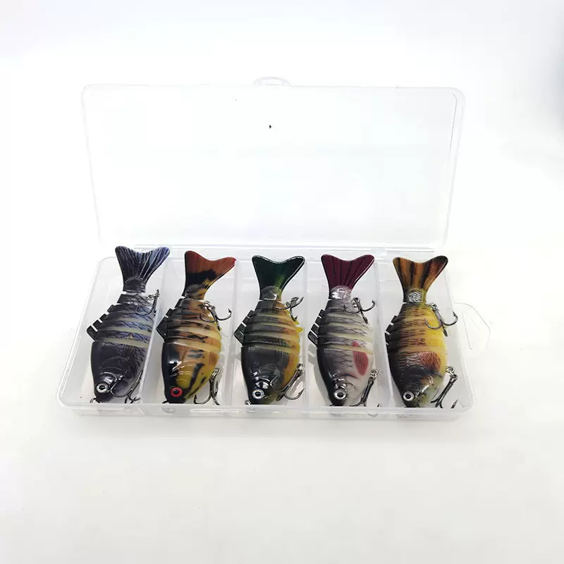 全水域钓鱼诱饵户外垂钓用品路亚饵10CM/15.7G多节鱼饵仿生饵