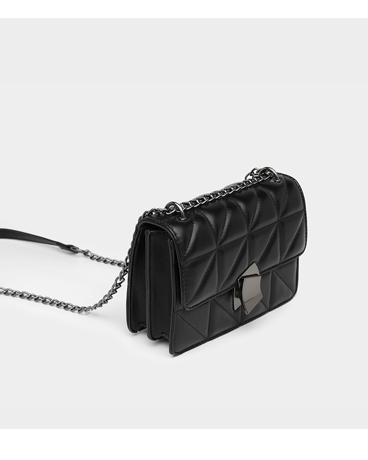 Damen echte Kette Tasche Damen Mode Schulter Messenger Bag Mini Tasche_voghion.com