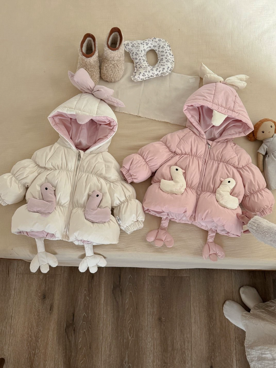 Зимняя бархатная пуховая куртка для молодых девушек раннего возраста, утка-пух