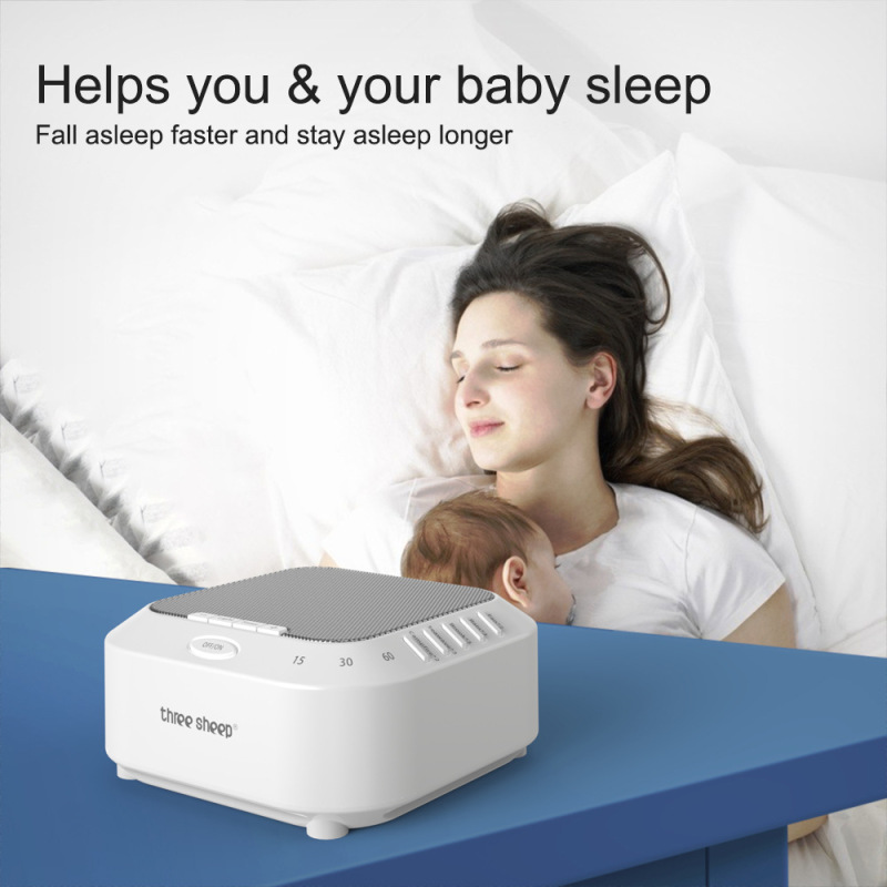 在庫ありのナイトライト睡眠補助器具、電動式ホワイトノイズ睡眠マシン、ポータブル大人用タイマー付き音楽睡眠器|undefined