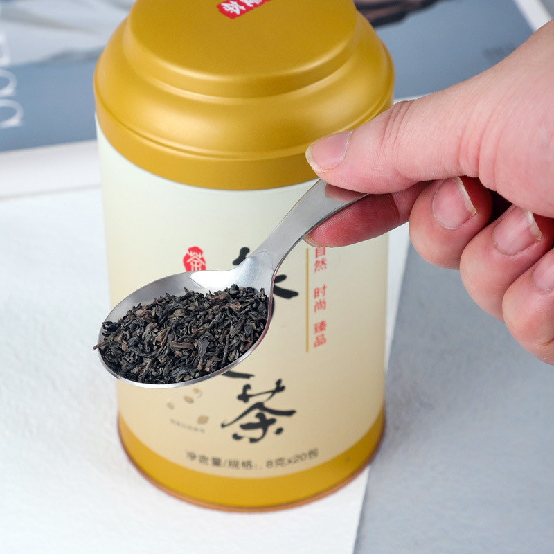 304 cuchara de acero inoxidable subred rojo coreano creativo mango corto cuchara de los niños lindo postre helado cuchara té Chapado en titanio cuchara redonda