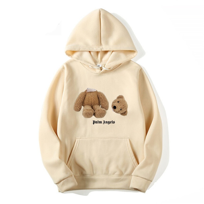 Cross-Border European and American Palm Bear Angel Bearangels Headless Bear Teddy Bear Print Unisex Hooded Sweatshirt Cross-Border European and American Palm Bear Angel Bearangels Headless Bear Teddy Bear Print Unisex Hooded Sweatshirt