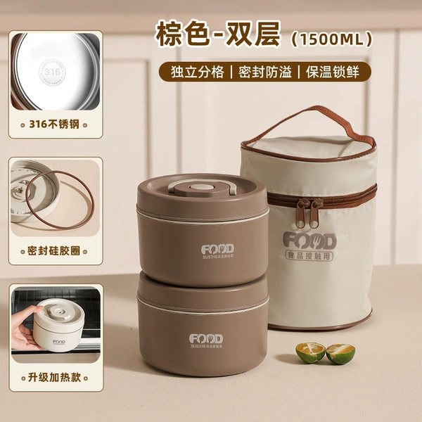 Brown-[Two Large Sizes] Free Storage Bag