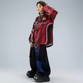 街舞儿童潮服男女童hiphop潮牌长袖卫衣套装嘻哈表演出服装时髦秋
