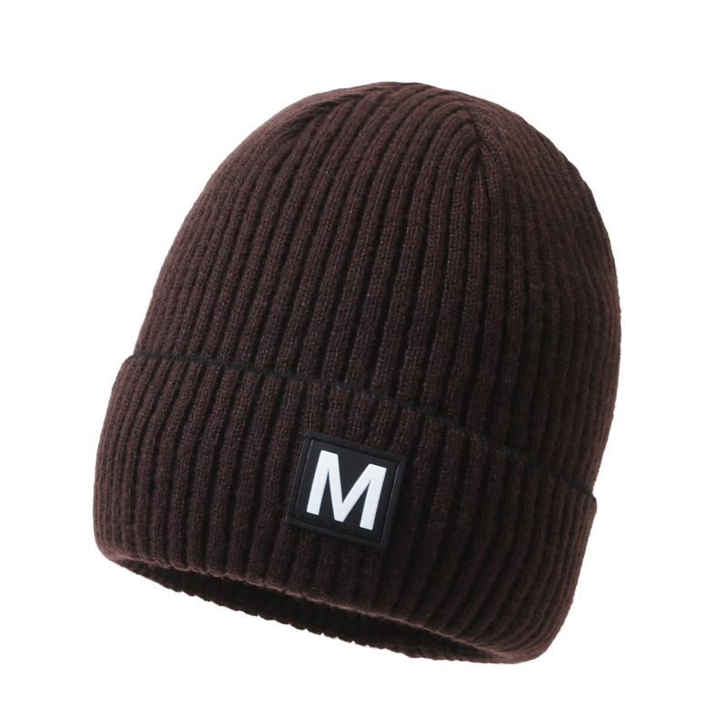 Gebreide beanie muts voor dames en heren winter wollen muts_voghion.com