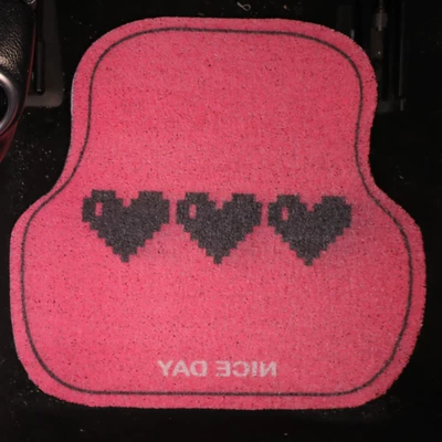 Car Floor Mats for the Universal Foot Pad - rear-row-foot-pad-single-piece