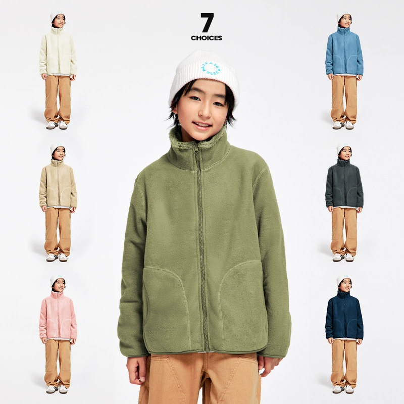 Детская одежда DK, коллекция Осень/Зима 25, серия «Горы», утепленная флисом куртка для девочек и мальчиков с воротником-стойкой, хлопковая, детский комплект для родителей и детей, повседневное верхнее пальто