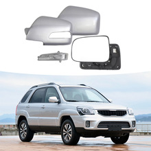 适用于07-13款起亚狮跑Sportage倒车镜盖镜片转向灯汽车配件