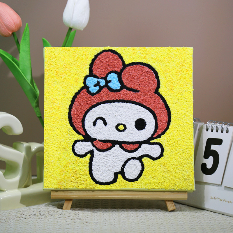 パルプ画diy材料バッグ手作り創意装飾画小学生充填画屋台半製品セット|undefined