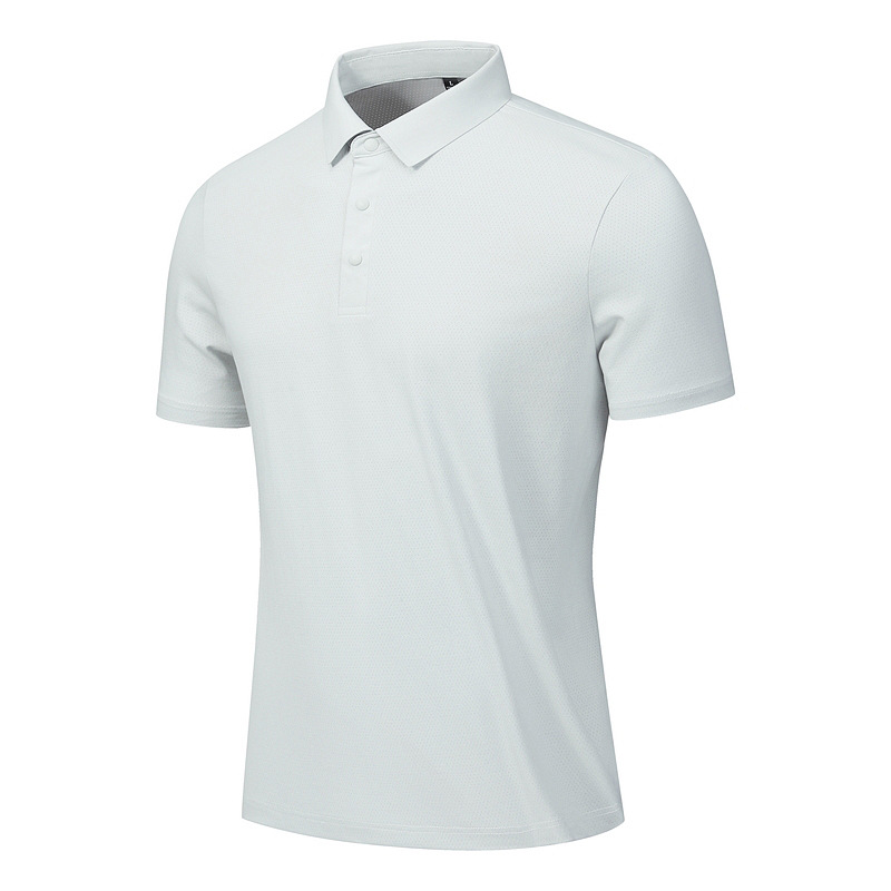Foreign Trade Cross-Border Wholesale 2026 Solona Moisture-Wicking and Sweat-Wicking Clothing Men's Short-Sleeved Spring and Summer Polo Shirt Quick-Drying and Breathable