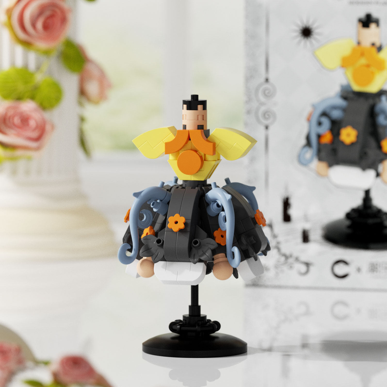 Transfronterizos Lolita Loli princesa vestido ensamblado bloques de construcción decoración hecha a mano juguetes para niños regalos para niñas el 1 de junio