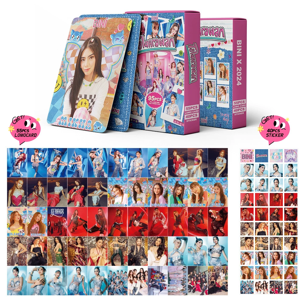 Набор 95 шт. карточек Total Link KPOP, карточка кита SK HOP HOP, наклейка альбома, карточки поддержки Philippine Bini