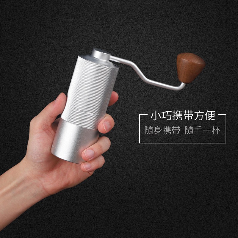 Cross-border hand-ground coffee machine, home portable stainless steel manual coffee bean grinder, hand-crank coffee bean grinding machine