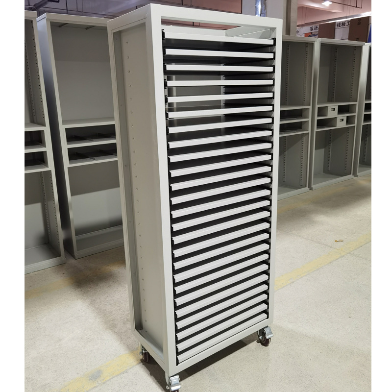 苏州定制工具车多层抽拉式货架可移动带刹车抽屉推车