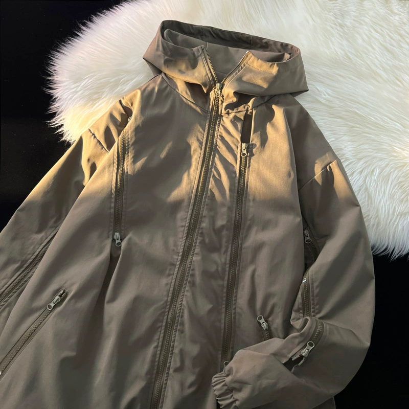 Заряжайте одежду! Пальто с капюшоном Водонепроницаемая одежда Rush Мужская куртка CFY200-P75 Хлопковая одежда Control 128-P95