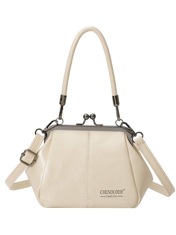 Bolso de conchas de moda para mujeres 2026 comercio exterior nuevo bolso coreano de abrazadera alta sensación retro versátil mochila
