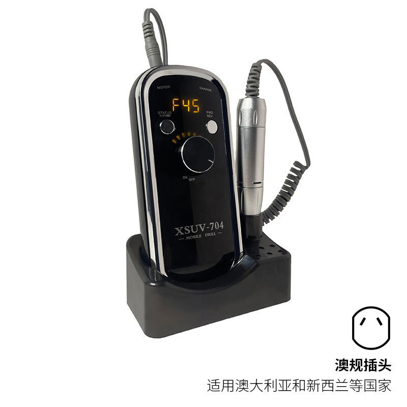 Polizador de uñas portátil transfronterizo 45000RPM Polizador de pulido multifuncional de almacenamiento de energía especial para la tienda de uñas