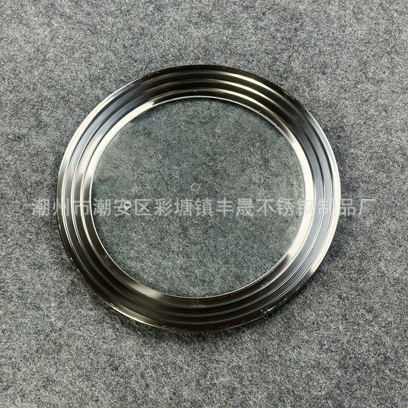 304 крышки кастрюли с несколькими краями круглые закаленные стеклянные крышки Amazon трансграничная комбинация выливов крышки