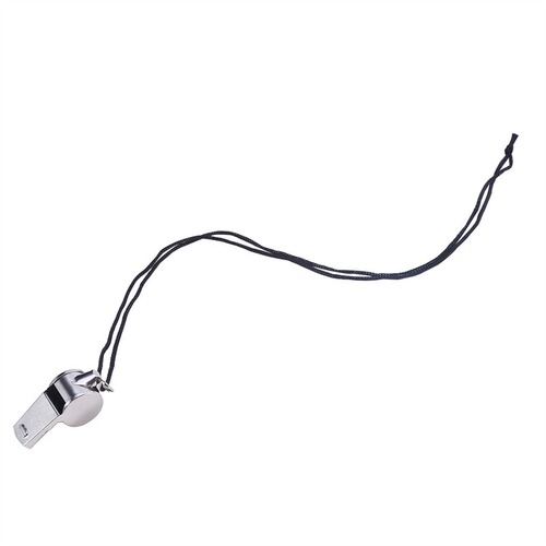 Hot-selling stainless steel whistle, 6-character police whistle, referee whistle, life-saving sound whistle, game whistle, fan whistle
