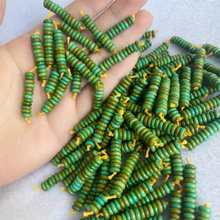 菱镁矿菜籽黄绿松石隔片隔珠手工diy手串串珠垫片散珠文玩配饰