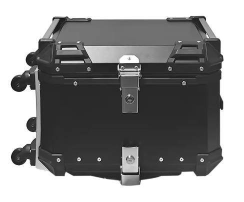 Manufacturer Wholesale New Model 55L Aluminum All-Metal Tail Box Detachable Motorcycle Luggage Box Multifunctional Electric Vehicle Tail Box