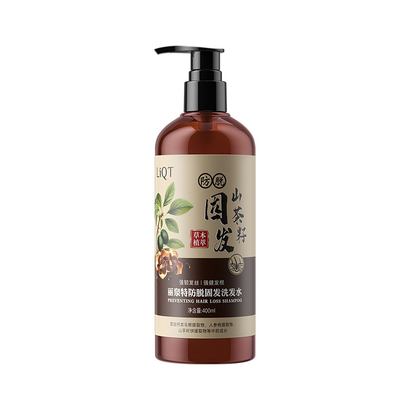 Liquan 特製生姜とポリゴナム アンサンブロの脱毛防止および強化シャンプー、ヒノキの葉の濃密でふわふわで滑らかなオイル コントロール シャンプー|undefined