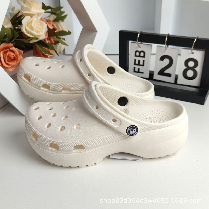 Cross Crocs Classic Cloud Thick-Soled Women's Shoes Wedge Lightweight Sandals | 2067
