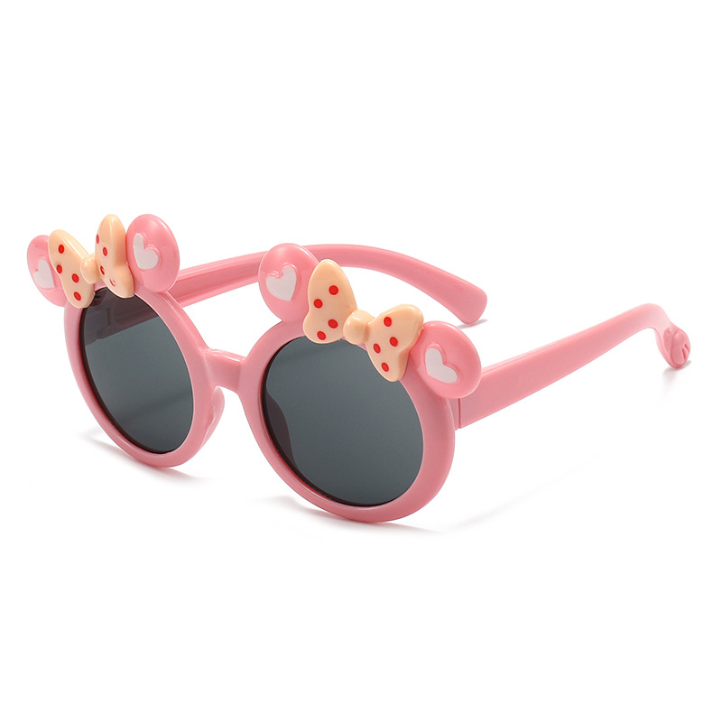 Gafas de Sol Infantiles de Dibujos Animados de Plástico, Protección UV400 para Protección Solar y Viajes