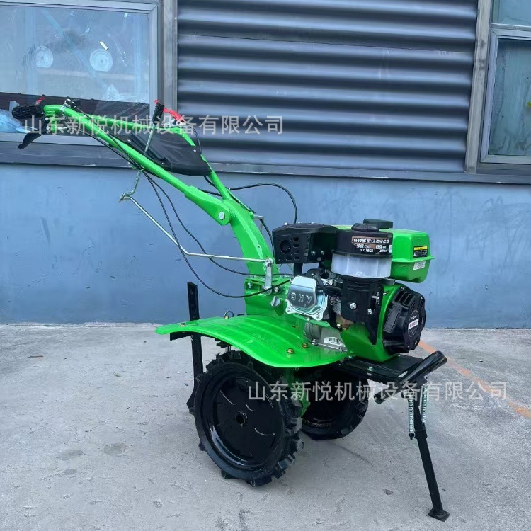 两驱汽油微耕机 农用犁地翻土开沟机械 多功能旋耕除草机