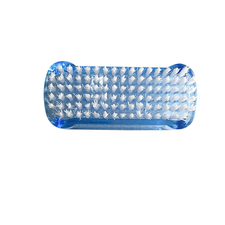 Suministros de uñas herramientas cepillo de uñas cepillo de polvo de doble cara cepillo de manicura superficie de la uña cepillo de limpieza de polvo