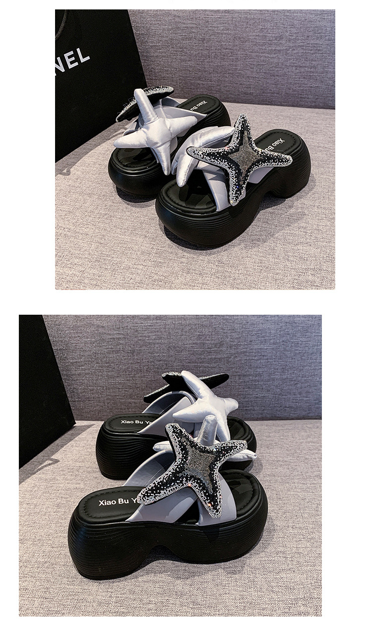 Women's 8.5 Cm Platform Sandals With Rhinestones Unique Fashionable Design Perfect For Skirts New Style_vogvips.com