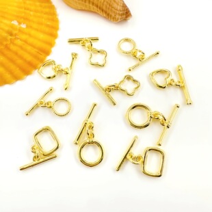 18K��ɫ��ɫOT����β�B�ӿ�DIY���ִ�朐��ļ������Ʒ�������