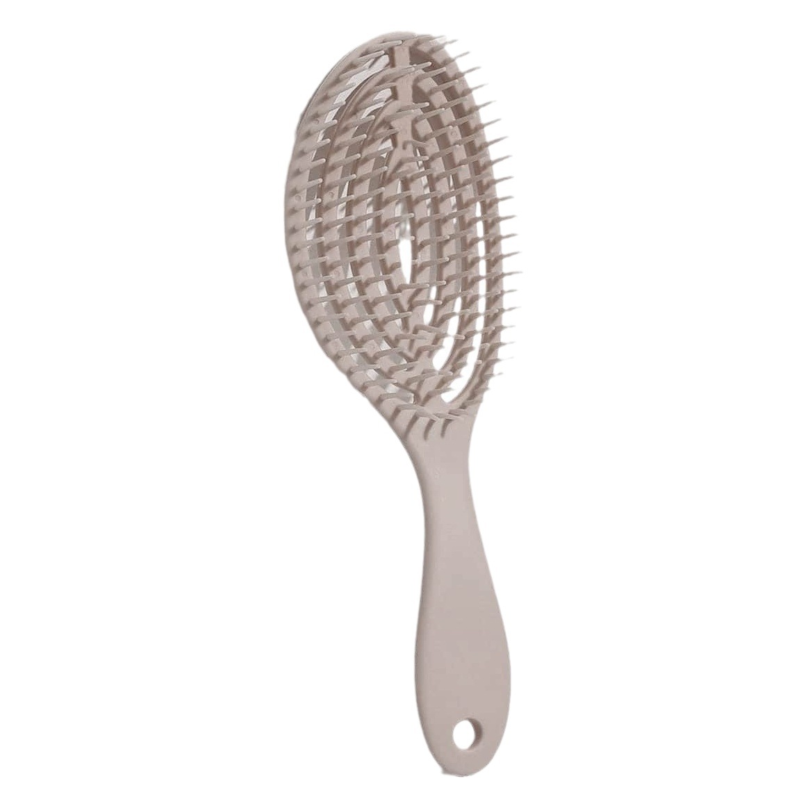 Cross-Border cabeza redonda curling peine hueco oval peine gradiente plástico color caramelo masaje peine fábrica peine del pelo